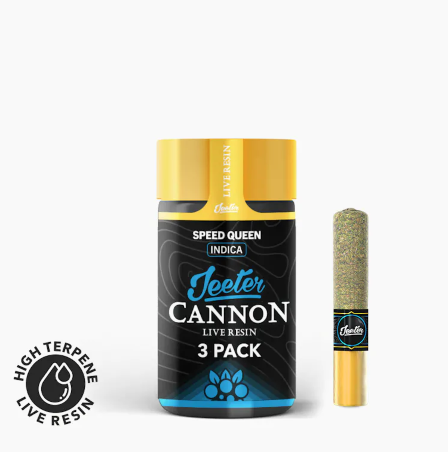 Screenshot 2024-06-30 at 3.19.53 PM Jeeter Cannon Live Resin - 3 Pack - Speed Queen Infused Pre-Rolls - Image 1